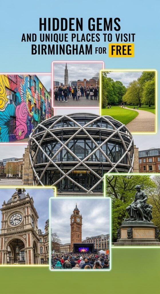 Places to Visit in Birmingham for Free
