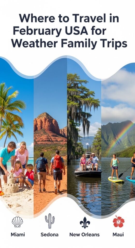 Where to Travel in February USA for Warm Weather