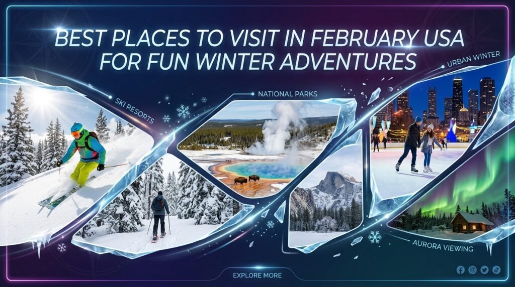 Best Places to Visit in February USA