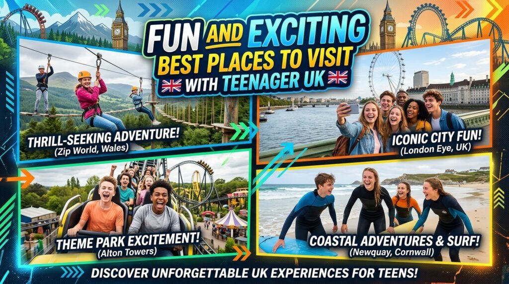 Best Places to Visit with Teenager UK
