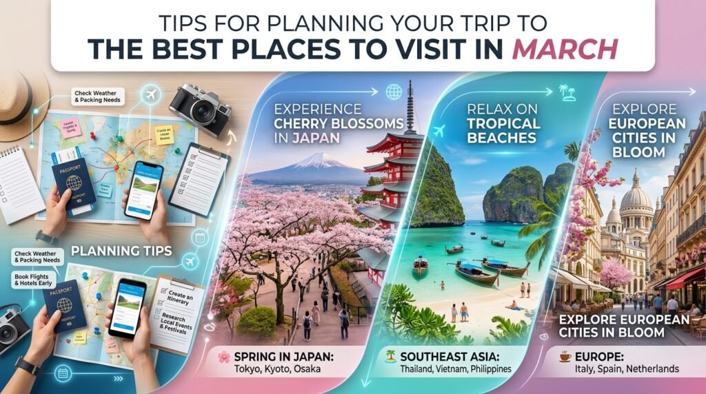 Best Places to Visit in March