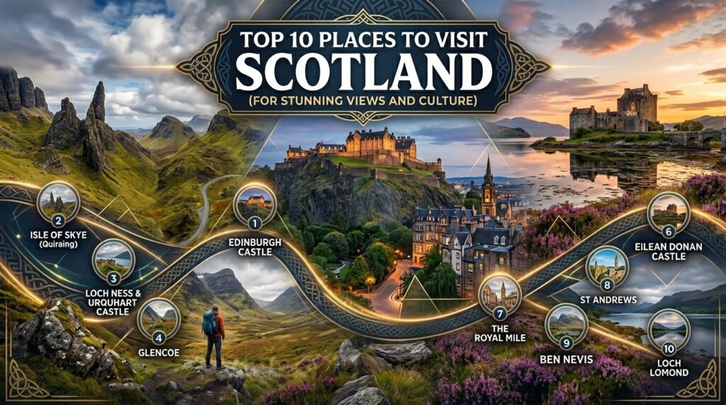 Top 10 Places to Visit in Scotland