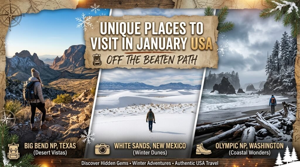 Places to Visit in January USA